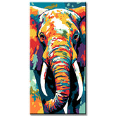 Paint by Numbers Elephant Tusk Modern Animal Art